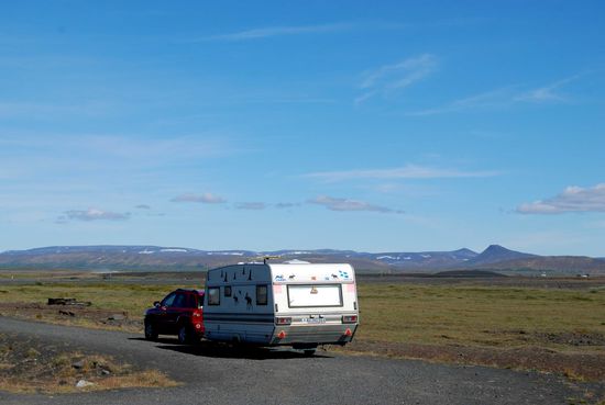 Rastplatz kurz hinter der Brücke