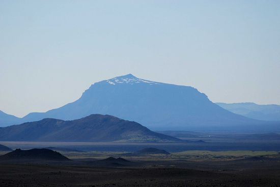 die Herðubreið in voller Schönheit