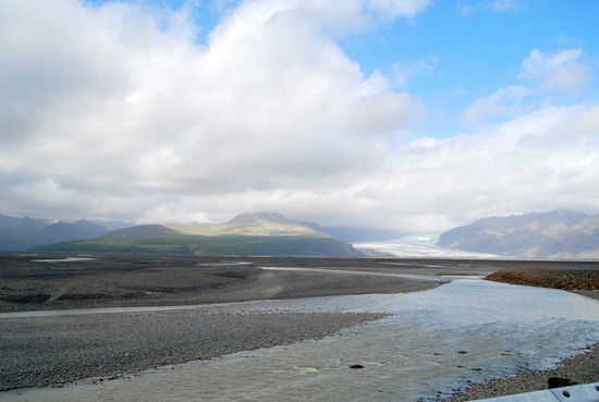 Skeiðarársandur mit Skaftafellsjökull