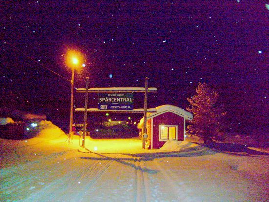 an der Spårcentral.