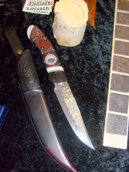 Kunstvoll gearbeitete Messer