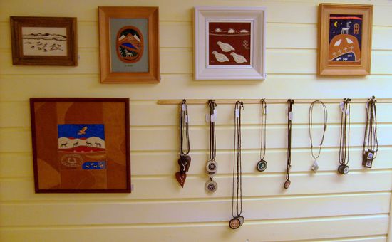 Bei der Künstlerin Monika Svonni zu Hause.