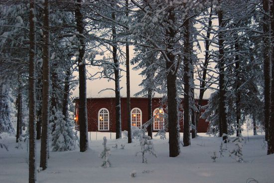 Die alte Samekirche.