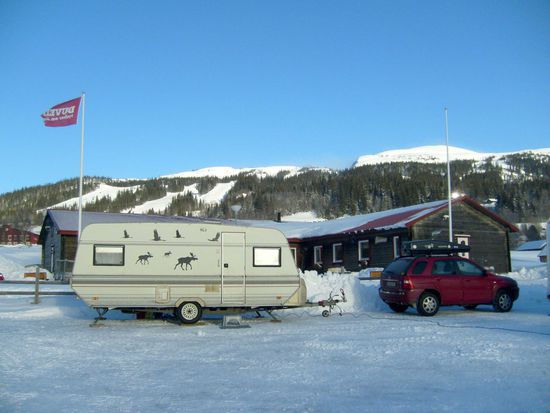 Campingplats in Duved westlich von Åre.