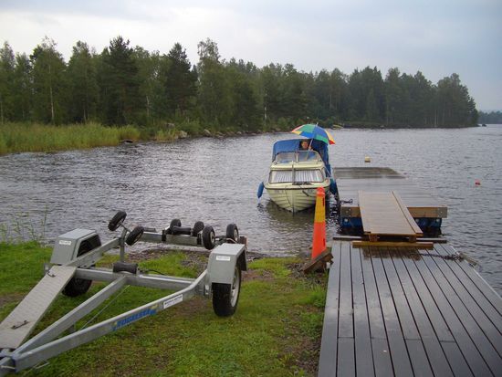 Seesetzen in Nykroppa im Regen