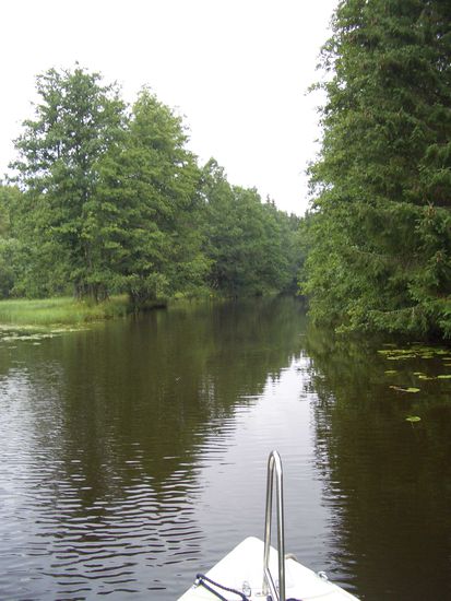 Einfahrt in den Prästbäcken
