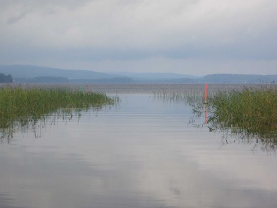 Ausfahrt vom Prästbäcken in den Daglösen