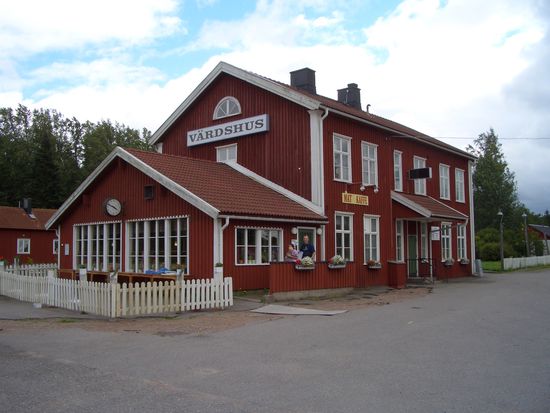 Nässundets Station, alter Bahnhof der Inlandsbanan