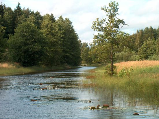 Zurück durch den Norsbäckskanalen