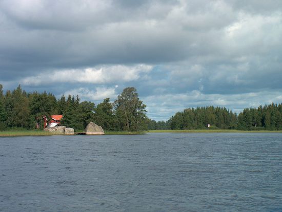Abfahrt von der Insel Bockholmen