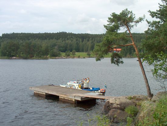 Die Insel Kistnäsholmen im Stor-Lungen