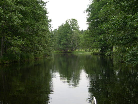 Fahrt durch den Prästbäcken