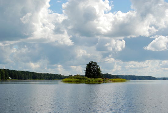 Insel im Släbråtviken