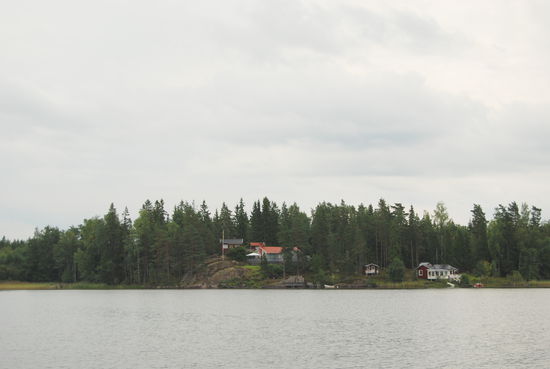 Vor der Einfahrt in den Kläxsundet