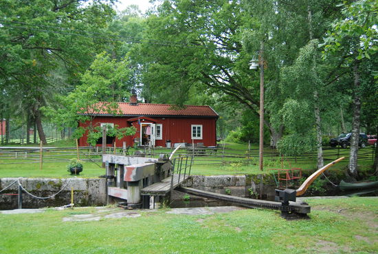 Schleusenwärterhäuschen