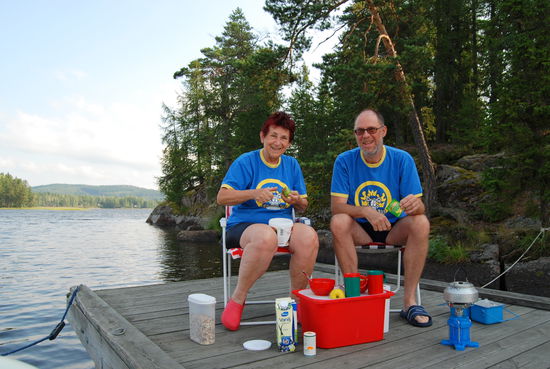 Frühstück in der Sonne