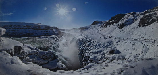 so wollten wir eigentlich den Gullfoss sehen