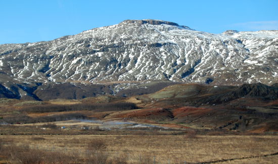 auf dem Weg zu den Geysiren