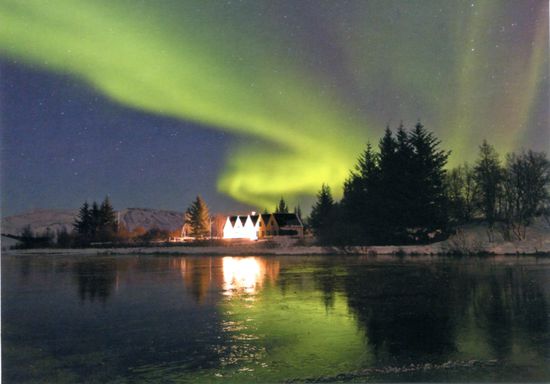 Eigentlich wollten wir so ungefähr das Nordlicht sehen. Leider spielte das Wetter nicht mit, so mußten wir uns mit Postkarten begnügen.