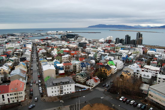 von der Hallgrimskirkjan aus