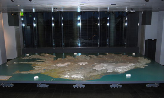 Islandrelief im Rathaus