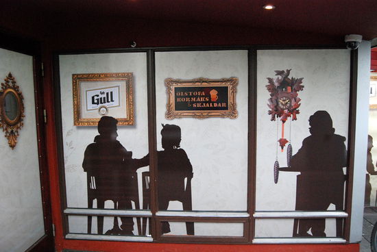 Bemalung einer Gaststätte