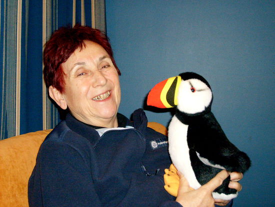 wieder im Hotel mit einem neuen Mitreisenden