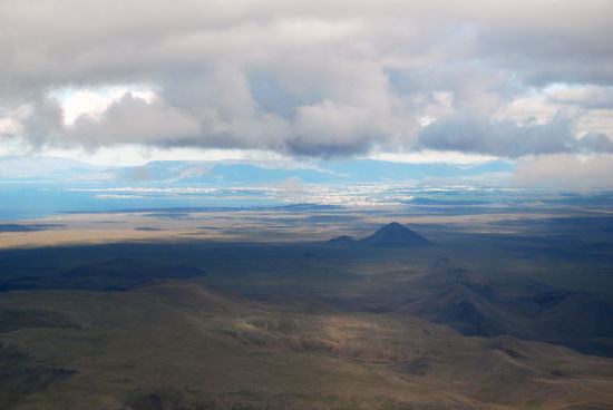 Blick Richtung Reykjavík