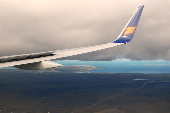 Blick Richtung Keflavík