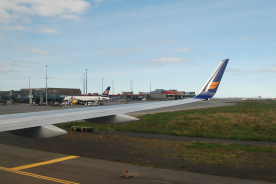 Landung in Keflavík