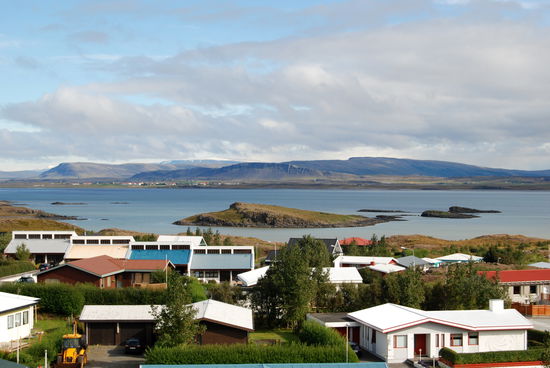 Blick über den Borgarfjörður