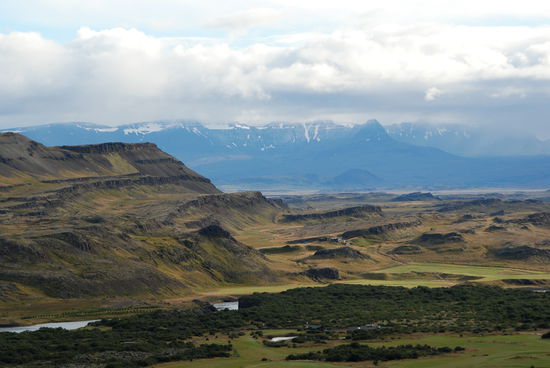 Blick Richtung unser Ferienhausgebiet