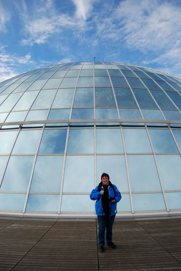 auf der Aussichtsplattform