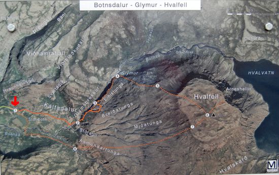aber der Weg ist weit und beschwerlich, wir stehen bei "1" am Ende des Fahrweges