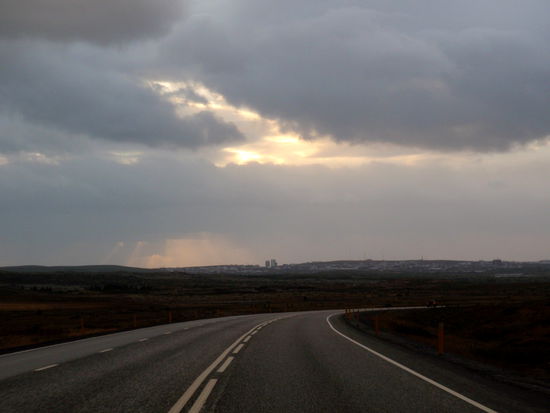 Reykjavík von der 1 aus