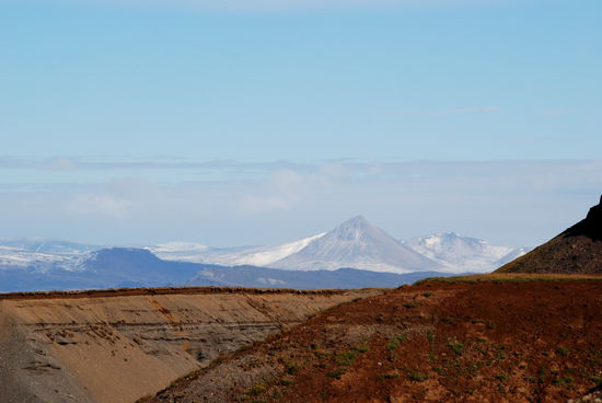 Schnee auf den Bergen