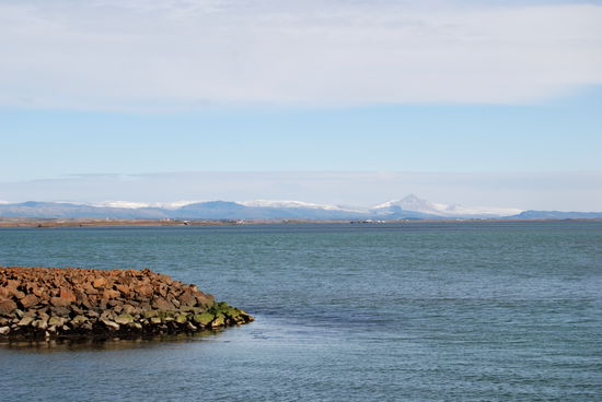 Blick über den Borgarfjörður