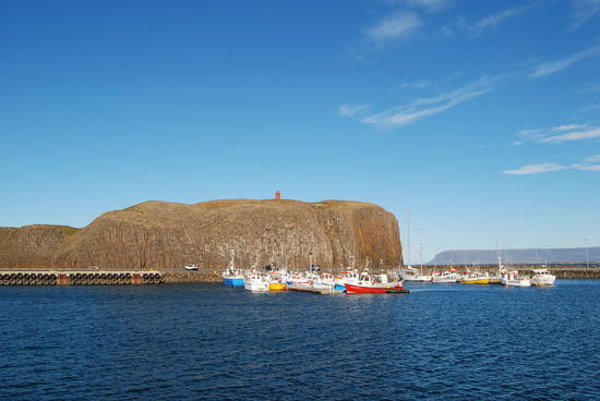 der Hafen von Stykkishólmur