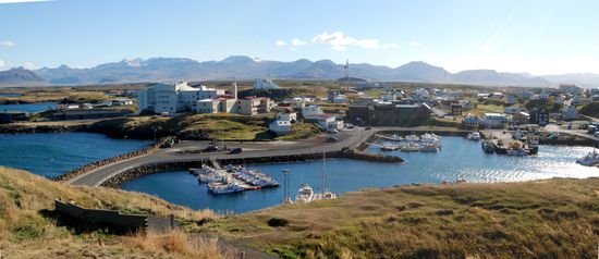 Stykkishólmur mit Hafen