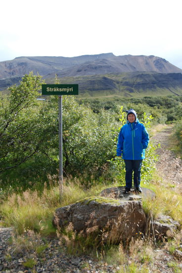 Stráksmýri hieß der Weg in unserem Ferienhausgebiet