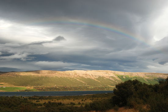 mal wieder ein Regenbogen über dem Tal