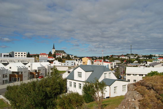Blick auf  Borgarnes
