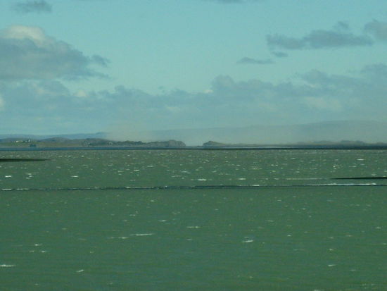 Wellen auf dem Borgarfjörður