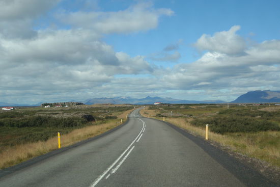 auf der 54 Richtung Norden