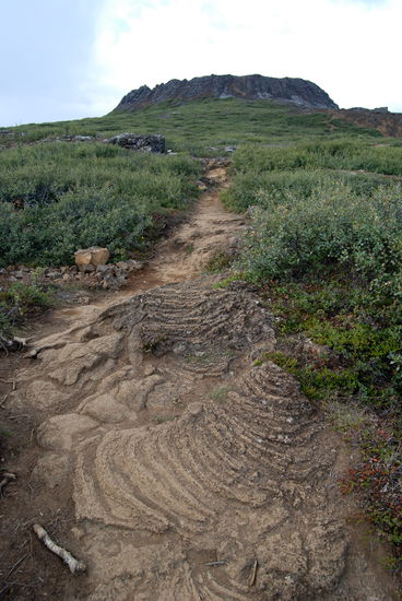 Eldborg mit Fließlava