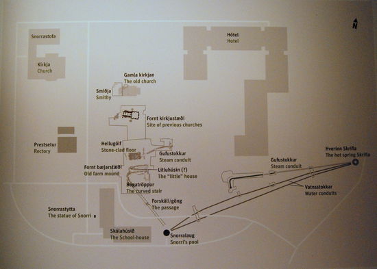 Lageplan der alten und neuen Gebäude
