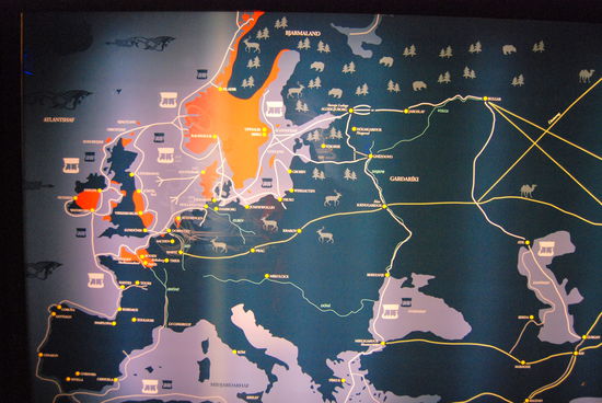 Verbreitung der Wikinger und ihre Reisewege in Europa