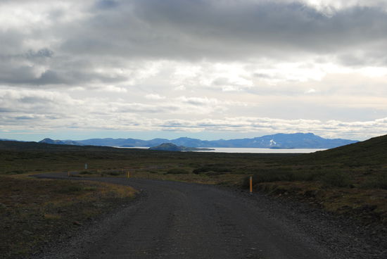 Þingvallavatn kommt in Sicht