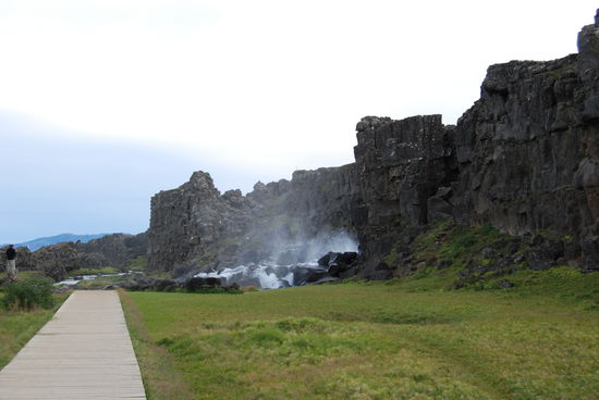 Bohlenweg zum Öxarárfoss