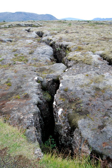 eine Spalt zwischen Europa und Amerika